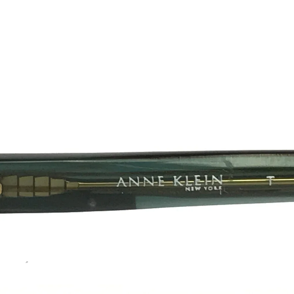 Anne Klein Eyeglasses Frames AK 8095 237 Green Gold Oval Round 52-17-135